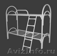 кровати металлические для рабочих, кровати одноярусные и двухъярусные оптом - Изображение #4, Объявление #701262