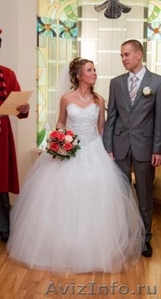 Классическое свадебное платье, маленький размер - Изображение #3, Объявление #252967