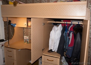 Детский мебельный комплекс 3 в 1: кровать + шкаф + стол - Изображение #2, Объявление #1193313